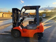 wózek widłowy TOYOTA 7FGF15 LPG 1500kg Triplex 4.30m przebieg 2580mtg