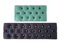 panel tapicerowany siedzisko na wymiar wezgłowie zagłówek pikowany glamour