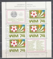 1974 Srebrny medal MŚ Piłka Nożna RFN Fi bl 94 **