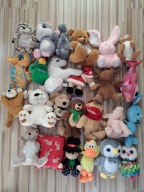 Zestaw maskotek 25szt Średnie 10-20cm 814