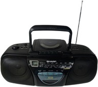 Boombox SHARP QT-CD50H | Radio + Kaseta Działają | Skala + CD do naprawy