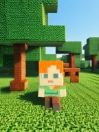 Figurka Minecraft Alex - Kinder Joy