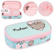 PIÓRNIK SZKOLNY PUSHEEN DO SZKOŁY MIĘTOWY DLA DZIEWCZYNKI USZTYWNIONY DUŻY