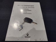 Renault 1997 Książka Gwarancyjna Serwisowa CZYSTA