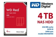 NOWY Dysk WD Red WD40EFAX 4TB (NAS) 3,5' SATA Gwarancja Producenta!