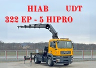 MAN TGA 18.400 *Ciągnik siodłowy * HIAB 322 EP - 5 HIPRO + PILOT * STAN BDB