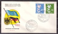 Niemcy Bund CEPT Europa koperta FDC 1958 (3)