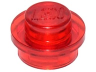 lego 4073 3005741 trans red okrąg plate 1x1 10szt