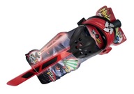 Maska Ninja z mieczem i strzałkami – prawdziwa moc wojownika! (czerwony)