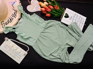 Cubus - pastelowy kombinezon ażur r 140