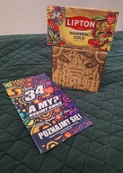 Kubek 33. Finału WOŚP+ limitowana herbata Lipton Warming Gold o smaku wiśni