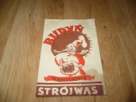 STRÓJWĄS PRZEDWOJENNA TOREBKA OPAKOWANIE BUDYŃ WANILIOWY