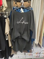 Komplet czarny muślin Laki Couture r. Uni !!!