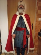 STRÓj SZLACHECKI PELERYNA z ZAPINĄ ŻUPAN CZAPKA - KOMPLET + pas gratis !!