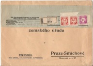 TRZECIA RZESZA -CZECHY I MORAWA -koperta firmowa -ZNACZKI DOPŁATY