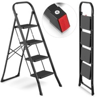 Drabina stal domowa lekka składana drabinka 4 stopnie HIGHER do 150kg