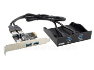 UNITEK USB 3.0 Front Panel – 2+2 porty USB + karta PCI-E