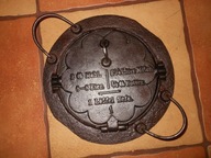 STARA GOFROWNICA ŻELIWNA Z PRZEPISEM