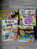 Zestaw 8 gier planszowych Spadające małpki Monopoly Scooby-Doo rach ciach