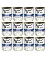 ZESTAW Dolina Noteci karma MOKRA dla dorosłych psów DORSZ brokułami 12x800g