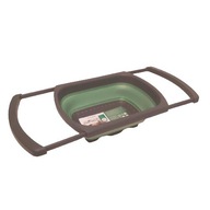 DURSZLAK SKŁADANY DO ZLEWU MISKI ROZSUWANE RĄCZKI