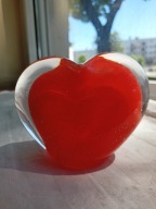 FIGURA DEKORACYJNA PRZYCISK KRYSZTAŁ SPIENIONY PSA