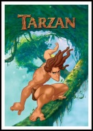 A2 PLAKAT OBRAZ, PLAKAT FILM ANIMOWANY BAJKA TARZAN (1999)
