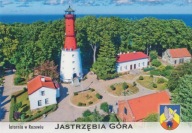 JASTRZĘBIA GÓRA - LATARNIA MORSKA W ROZEWIU - Z LOTU PTAKA - HERB