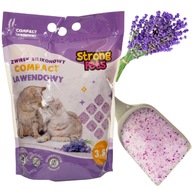 ŻWIREK DLA KOTA SILIKONOWY LAWENDOWY CHŁONNY ANTYBAKTERYJNY COMPACT 3,8L