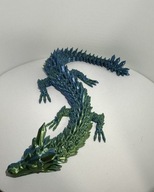 Smok kryształowy 3D – dł. 33 cm / dekoracja / figurka 33 zł