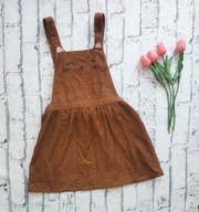Sukienka dziewczynka 140 brązowa