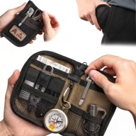 Taktyczna Saszetka Organizer Torba EDC Etui Na Narzędzia MultiTool Latarka