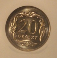 20 GR GROSZY 1998 GRADING GCN MS68 - MAXXX NOTA - BARDZO ŁADNY EGZEMPLARZ