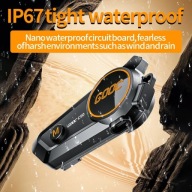C50 Interkom Motocyklowy zestaw słuchawkowy do kasku Bluetooth Wodoodporny