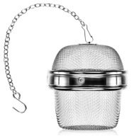ZAPARZACZ DO HERBATY ZIÓŁ SITKO STAL NIERDZEWNA 304 KOSZYK 6,5CM