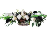 Stroik Cmentarz Anioł W Kaliach – Różach – Piwoniach Biel – Czerń