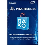 20$ PLAYSTATION NETWORK - USA - PSN - KLUCZ