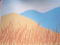 Obraz Połoniny akwarela na płótnie