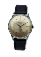 GARNITUROWY MĘSKI STALOWY ZEGAREK POLJOT 17 JEWELS LATA 60-TE - UNIKAT