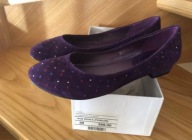 Balerinki fioletowe kryształki Royal Collection