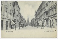 E62 Kattowitz Katowice Holzestrasse O.S. 1915 Kirche Kościół Szyld