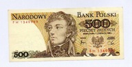 500zł. 1982r. ser.FH stan II+
