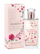 EVIDENCE 50ml perfum Yves Rocher FIOŁEK RABARBAR KONWALIA PIŻMO PACZULA RÓŻ