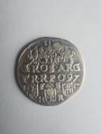 Trojak 1597 Bydgoszcz Zygmunt III Waza – ładny portret