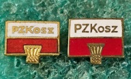 2xODZNAKA P.Z.KOSZ POLSKI ZWIĄZEK KOSZYKÓWKI 2 SZTUKI - KOMPLET
