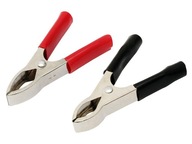 Klema uchwyt krokodyl żabka 30A do prostownika cena za 2 sztuki.