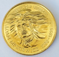 1998 2 zł ADAM MICKIEWICZ 1798-1855 z WORECZKA MENNICZEGO NBP !