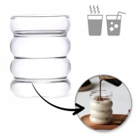 Szklanka 350ml Bubble 1 szt do kawy latte long drinków