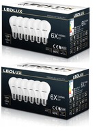 Żarówka E27 LED 10W =100W MD 6000K zimna Premium Quality ZESTAW 2x6 sztuk