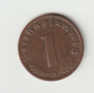 III Rzesza 1 pfennig 1938 B ladny stan